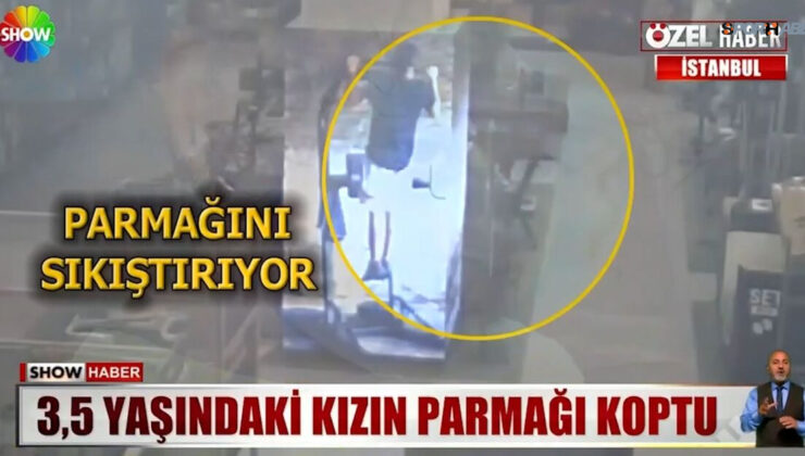 3,5 yaşındaki Amara’nın parmağının koptuğu anlar kamerada