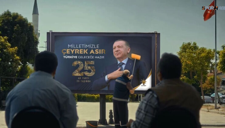 AK Parti’nin 25. kuruluş yıl dönümü için yeni video hazırlandı